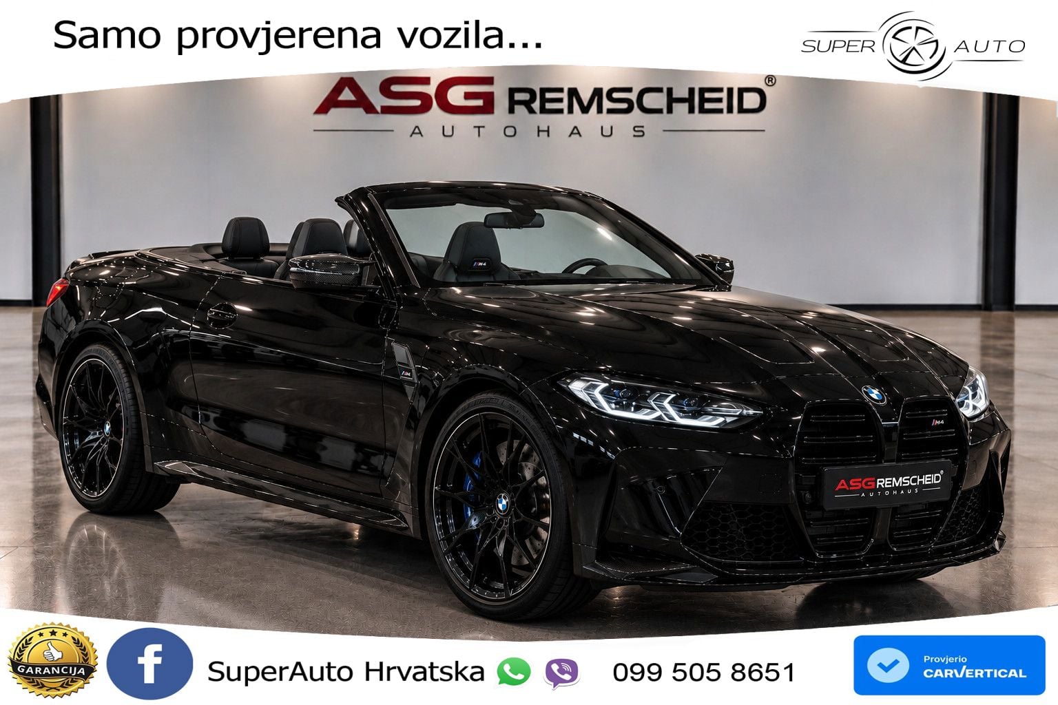 BMW M4 Convertible Competition 3.0 (530 KS) xDrive Steptronic LED+GR SJED+ACC