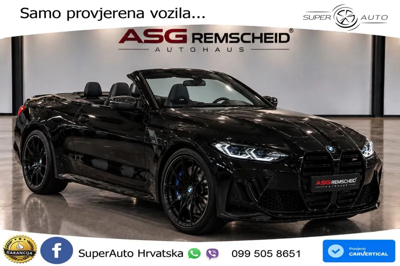 BMW M4 Convertible Competition 3.0 (530 KS) xDrive Steptronic LED+GR SJED+ACC