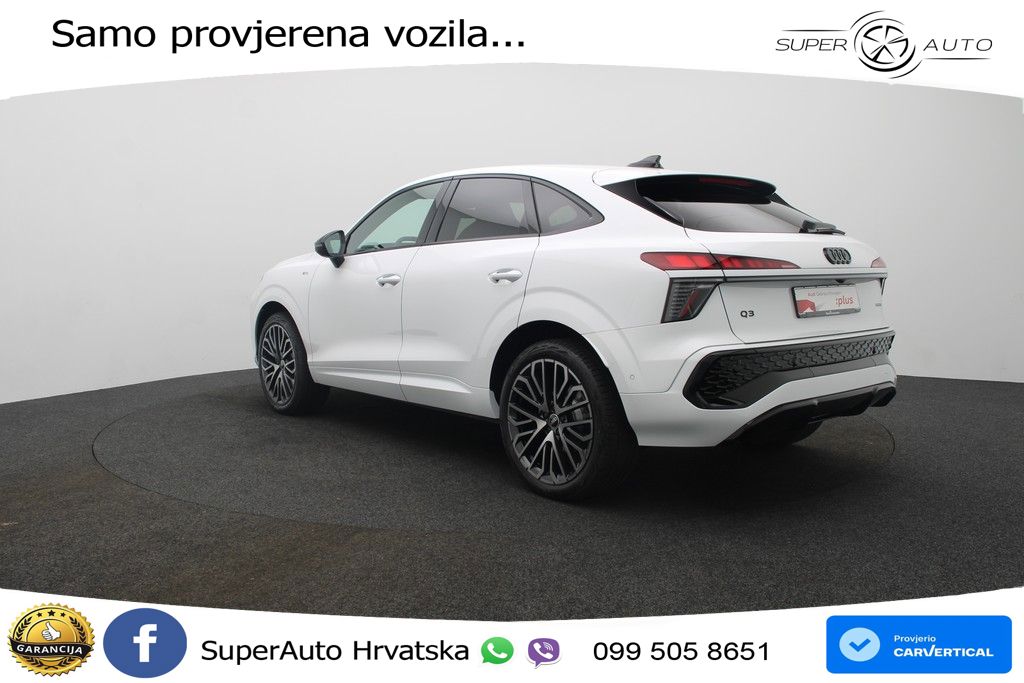 Audi Q3 Sportback 2.0 TFSI (204 KS) quattro S tronic LED+GR SJED+ACC
