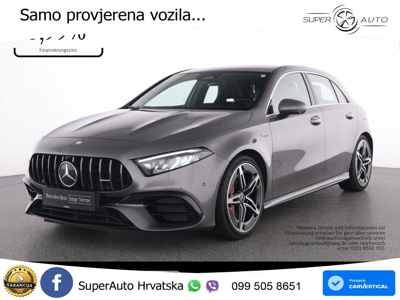 Mercedes-Benz AMG A 45 S 4MATIC+ AMG SPEEDSHIFT DCT 8G
