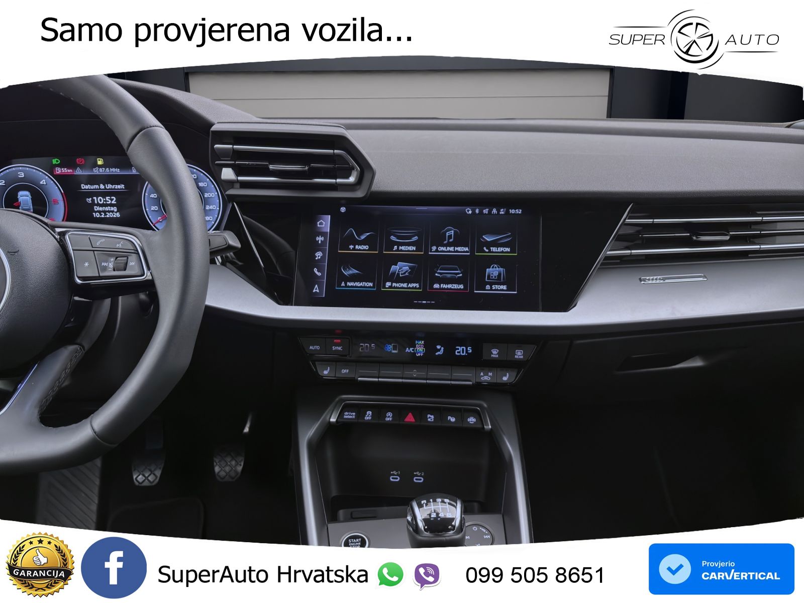 Audi A3 30 TDI (116 KS) advanced LED+GR SJED+ACC