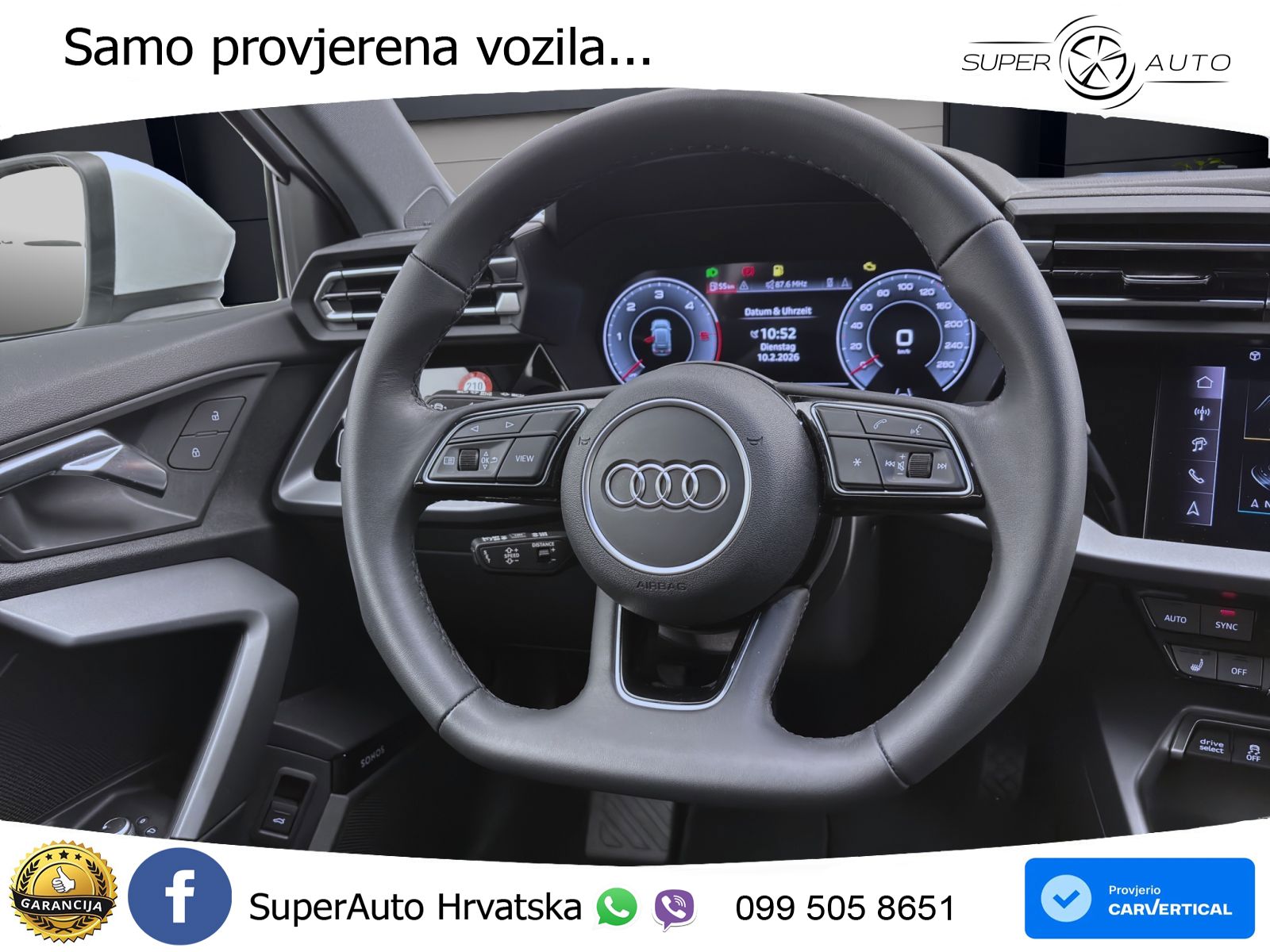 Audi A3 30 TDI (116 KS) advanced LED+GR SJED+ACC