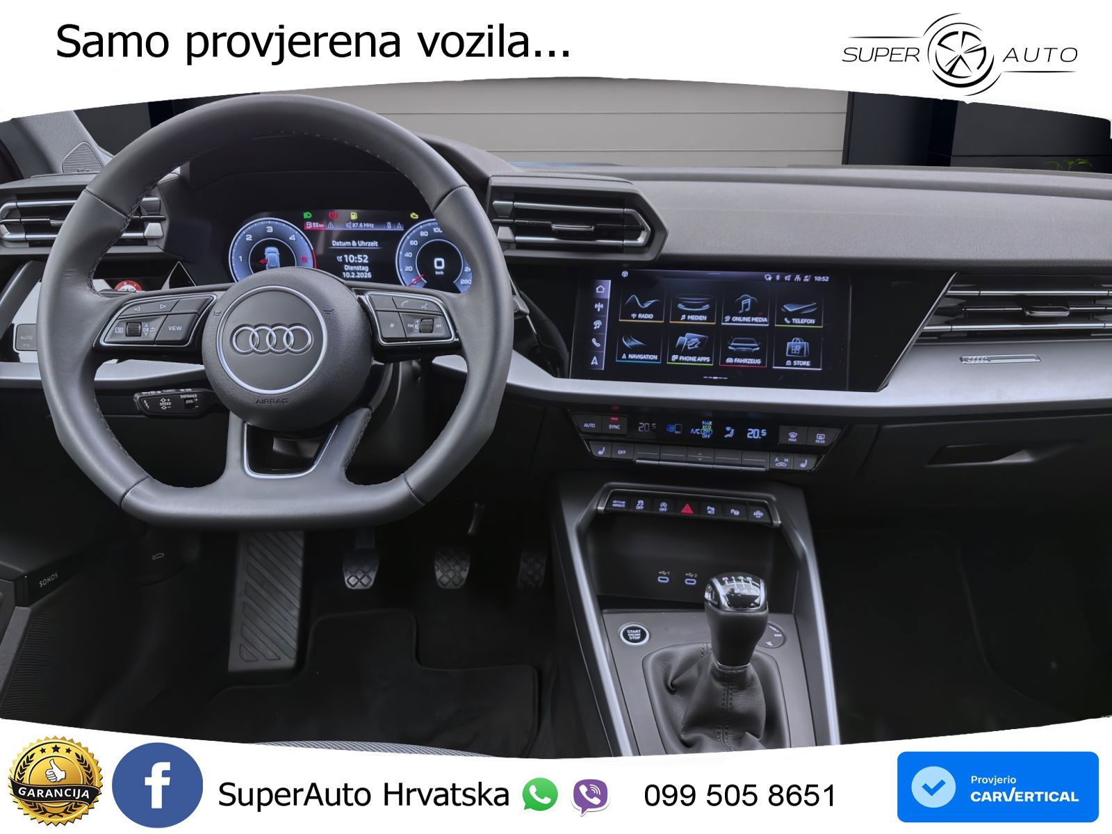 Audi A3 30 TDI (116 KS) advanced LED+GR SJED+ACC