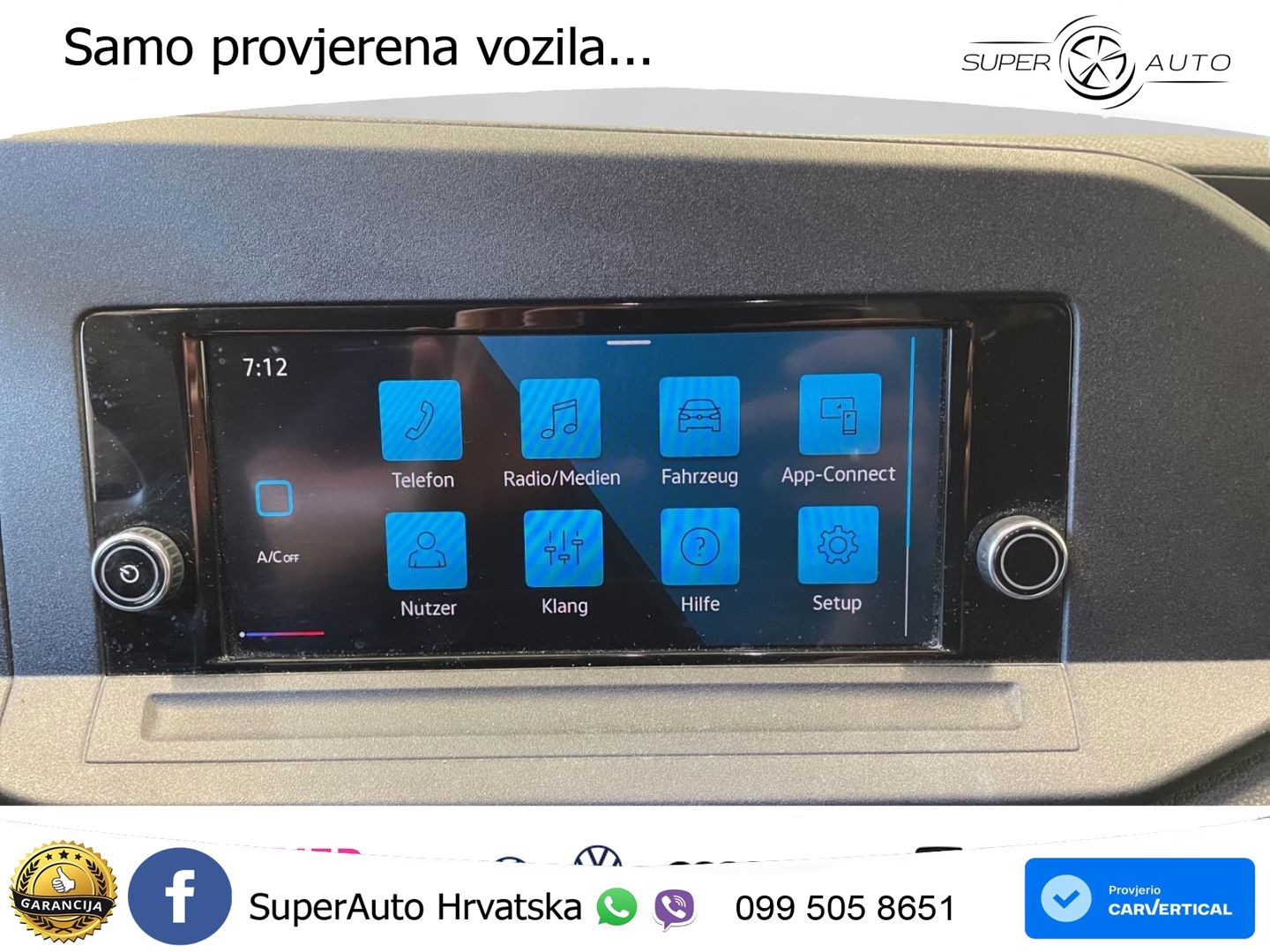 Volkswagen Caddy 1,5 TSI Cargo EcoProfi DAB BT Lichtsensor 114 KS