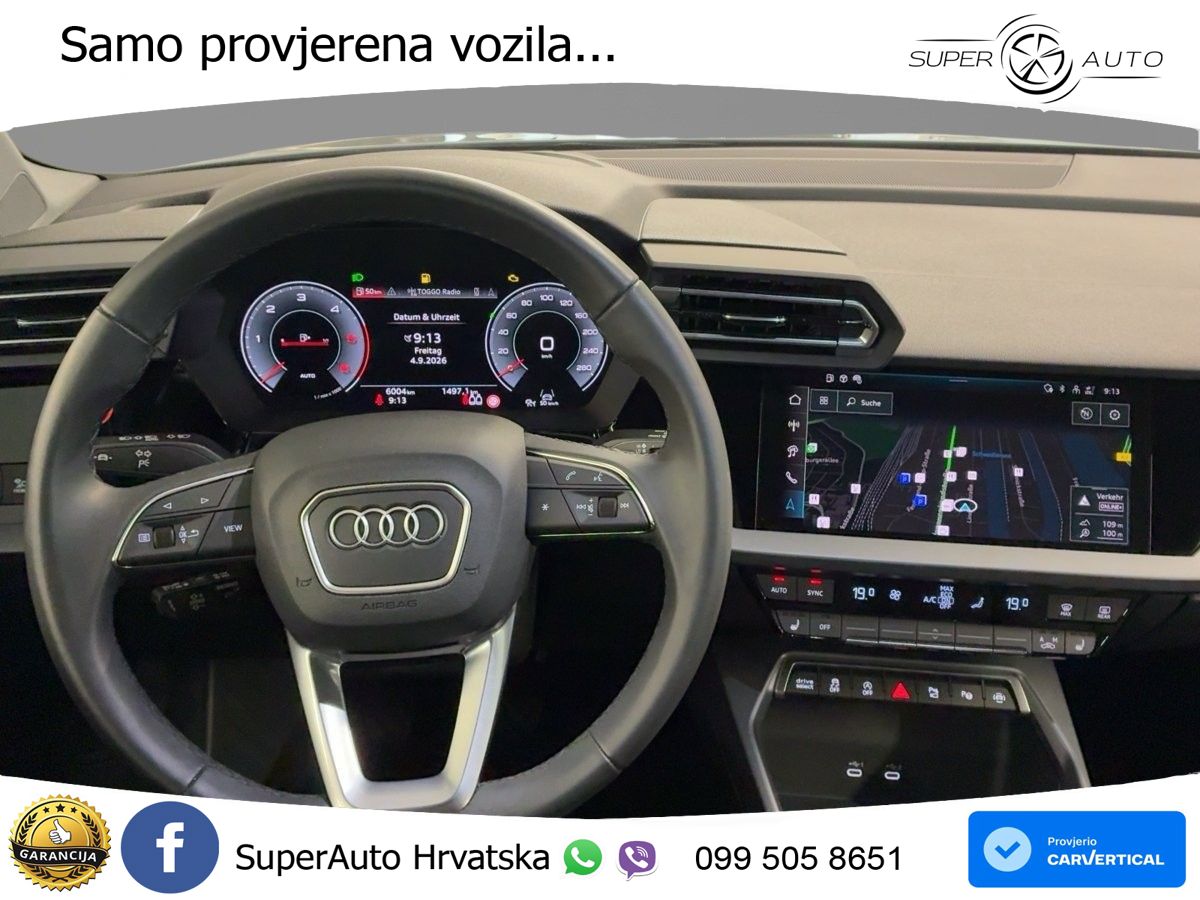 Audi A3 30 TDI (116 KS) LED+GR SJED+ACC