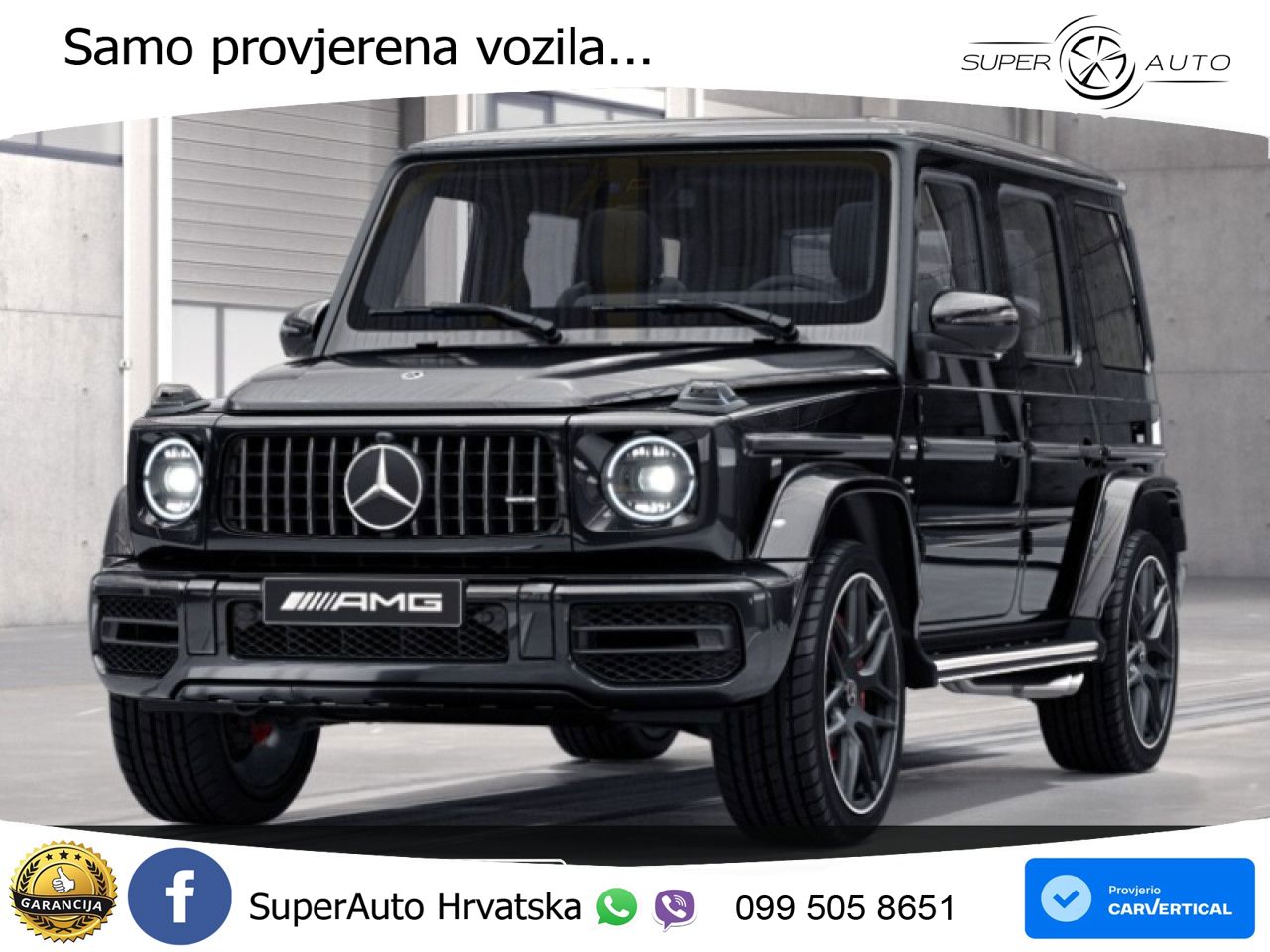 Mercedes AMG G 63 Long V8 (585 KS) 4MATIC 9G-TRONIC AMG SPEEDSHIFT PLUS Superior LED+ACC