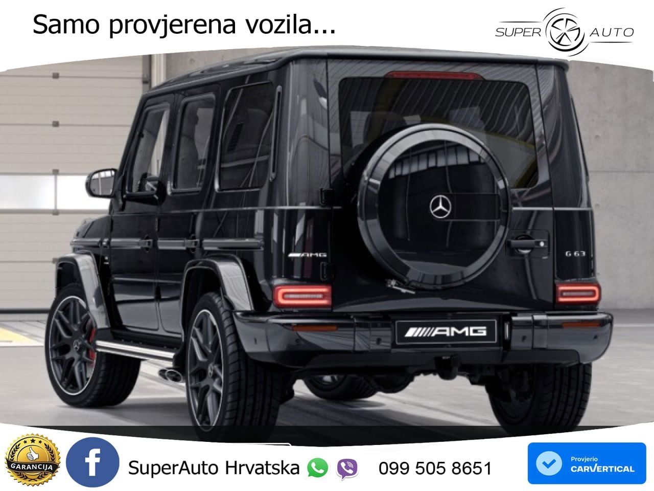 Mercedes AMG G 63 Long V8 (585 KS) 4MATIC 9G-TRONIC AMG SPEEDSHIFT PLUS Superior LED+ACC