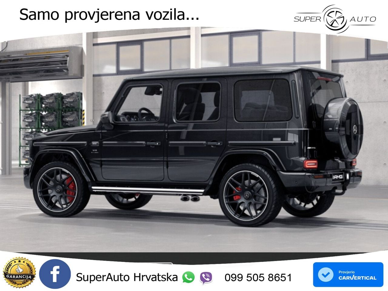 Mercedes AMG G 63 Long V8 (585 KS) 4MATIC 9G-TRONIC AMG SPEEDSHIFT PLUS Superior LED+ACC
