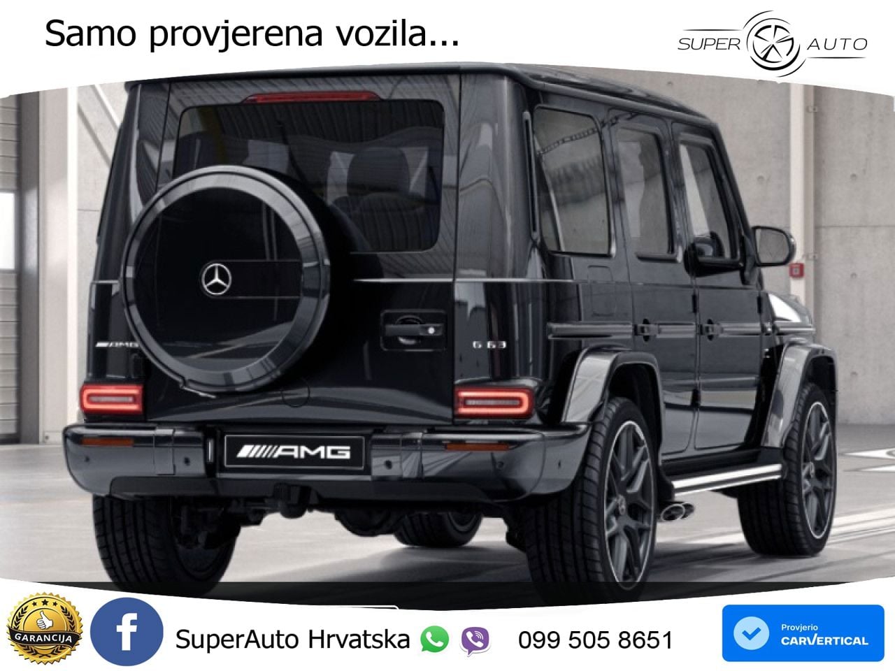 Mercedes AMG G 63 Long V8 (585 KS) 4MATIC 9G-TRONIC AMG SPEEDSHIFT PLUS Superior LED+ACC