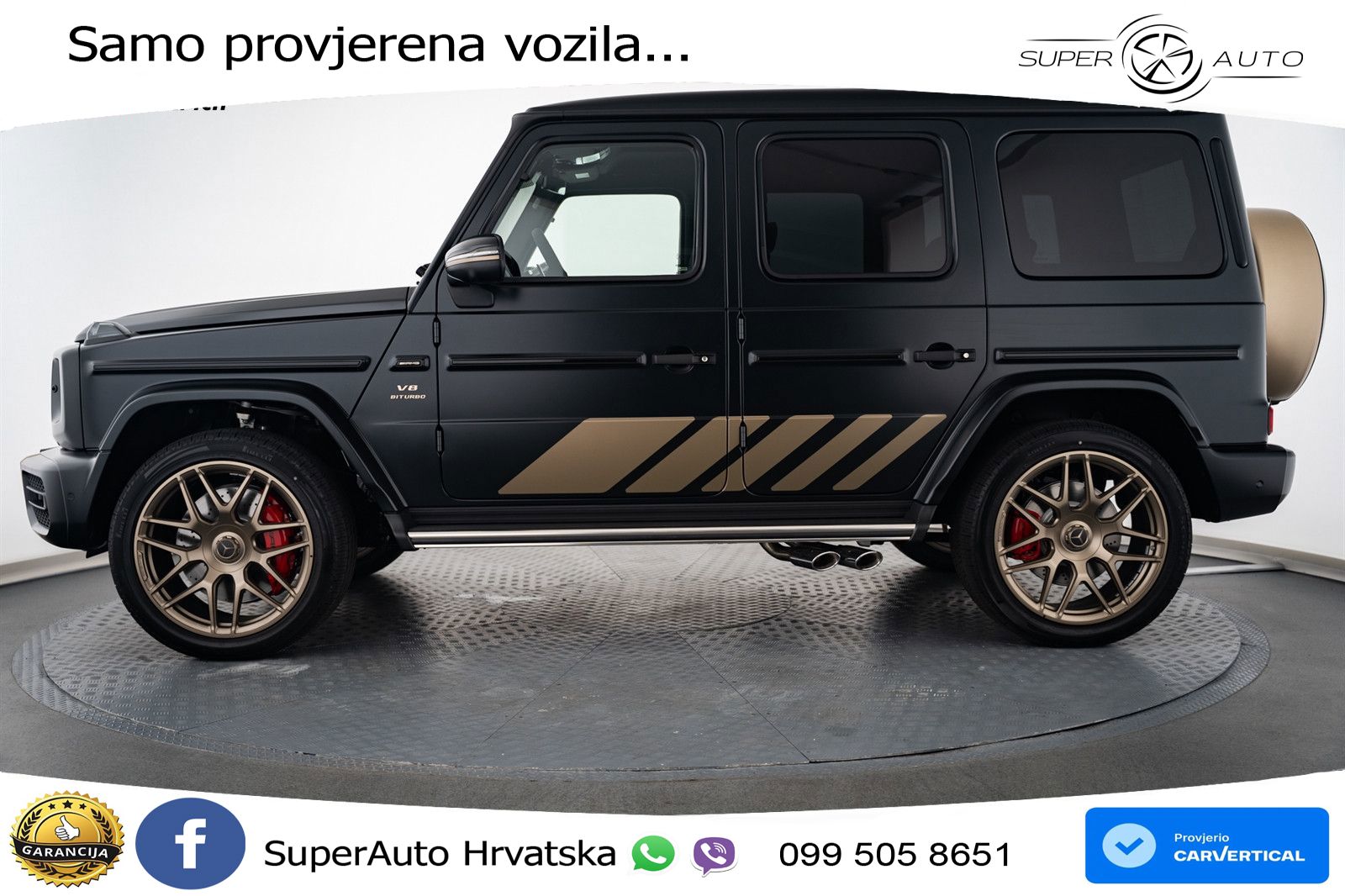 Mercedes AMG G 63 Long V8 (585 KS) 4MATIC 9G-TRONIC AMG SPEEDSHIFT PLUS LED+GR SJED+ACC