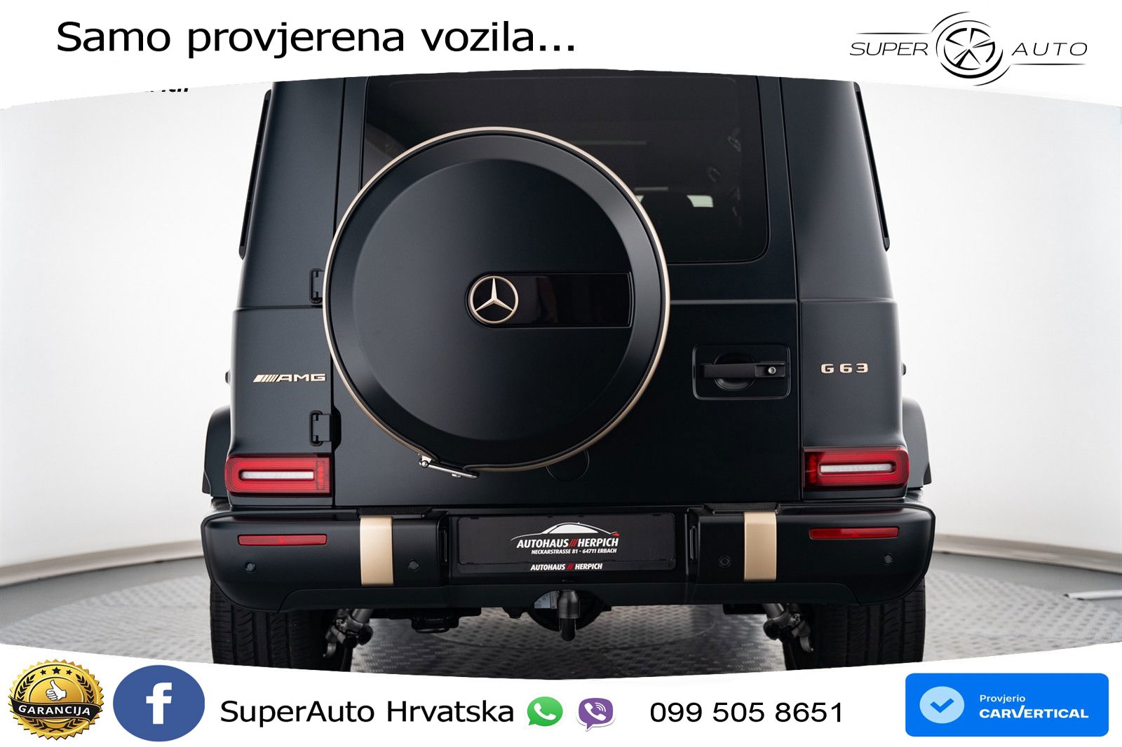 Mercedes AMG G 63 Long V8 (585 KS) 4MATIC 9G-TRONIC AMG SPEEDSHIFT PLUS LED+GR SJED+ACC