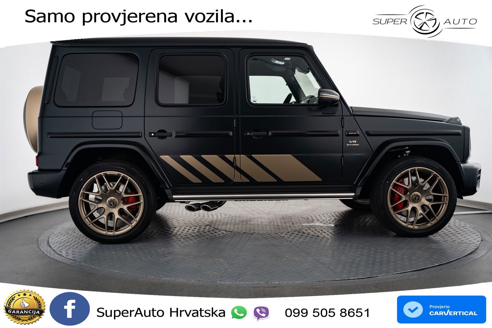 Mercedes AMG G 63 Long V8 (585 KS) 4MATIC 9G-TRONIC AMG SPEEDSHIFT PLUS LED+GR SJED+ACC
