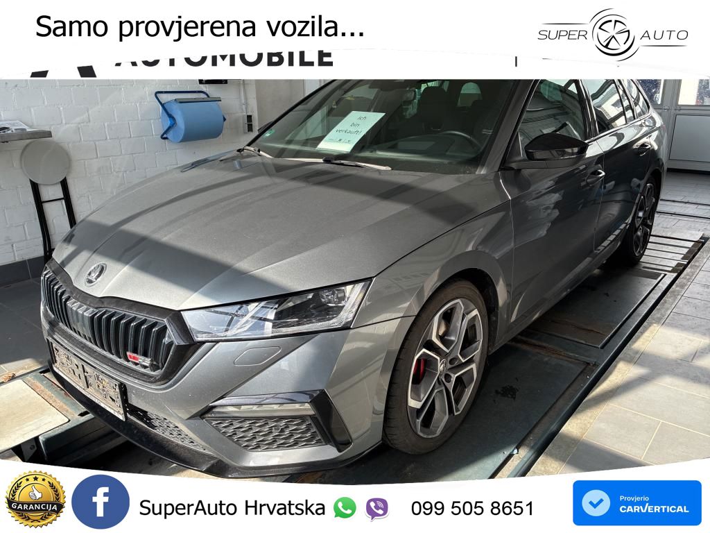 Škoda Octavia Combi RS 2.0 TSI (245 KS) DSG LED+GR SJED+ACC