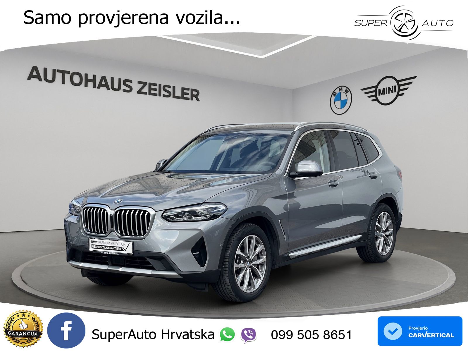BMW X3 30i xDrive Steptronic LED+GR SJED+ACC