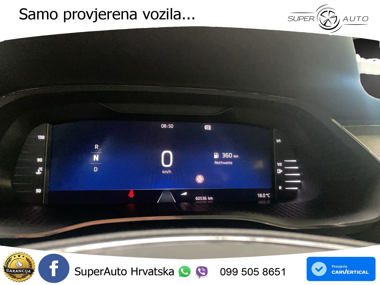 Škoda Octavia Combi 2.0 TDI (150 KS) DSG LED+GR SJED+ACC