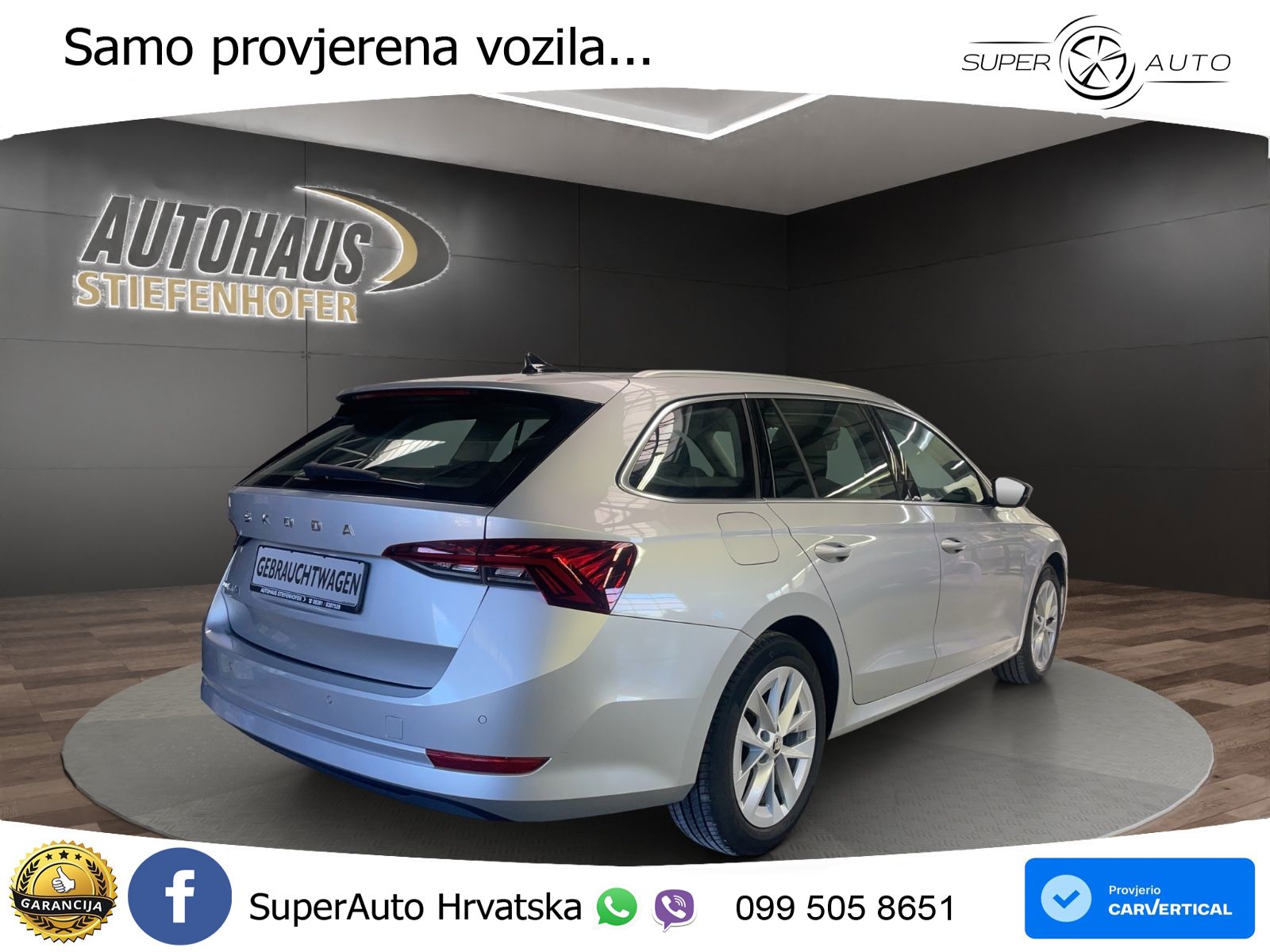Škoda Octavia Combi 2.0 TDI (150 KS) DSG LED+GR SJED+ACC
