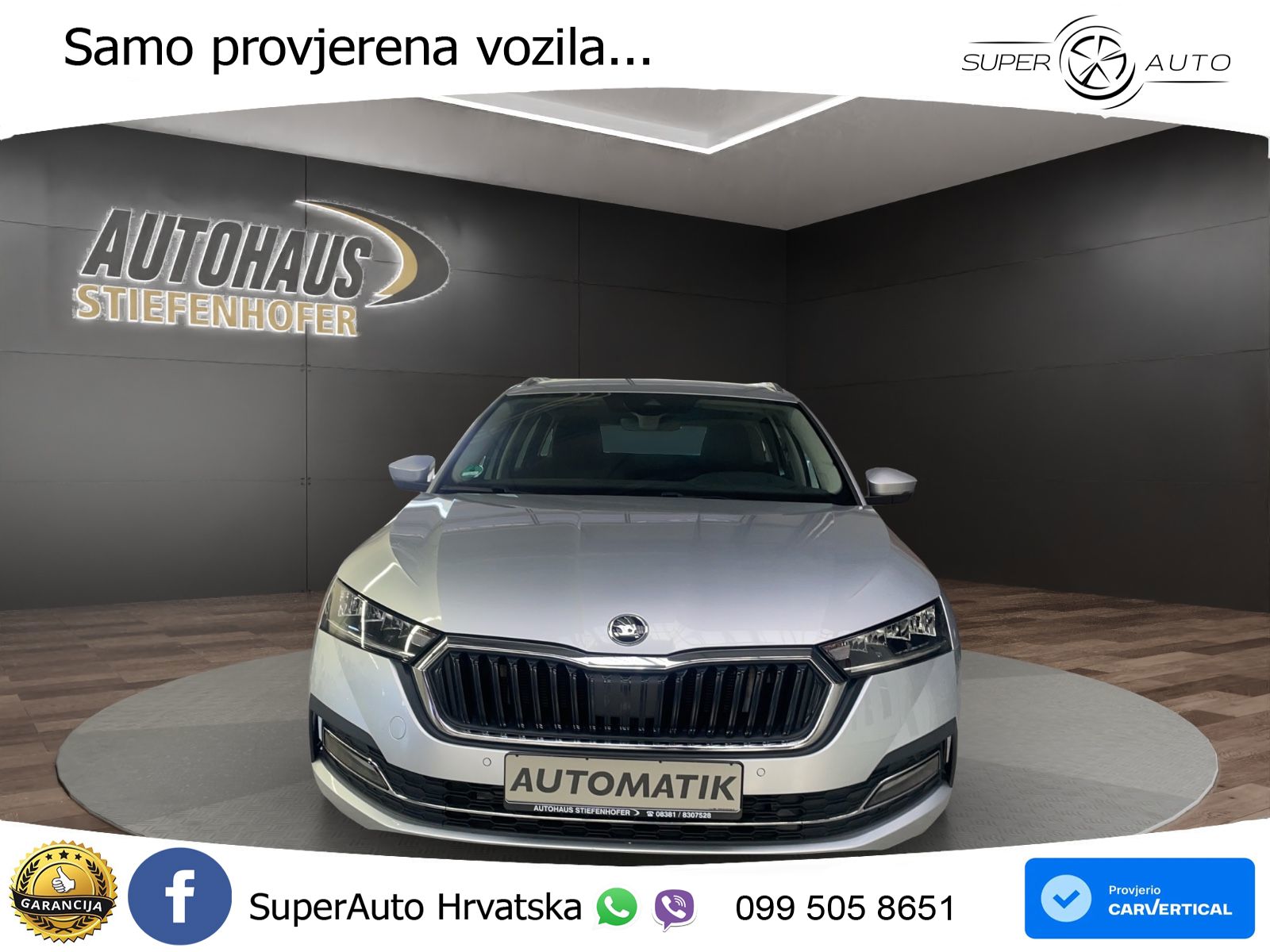 Škoda Octavia Combi 2.0 TDI (150 KS) DSG LED+GR SJED+ACC