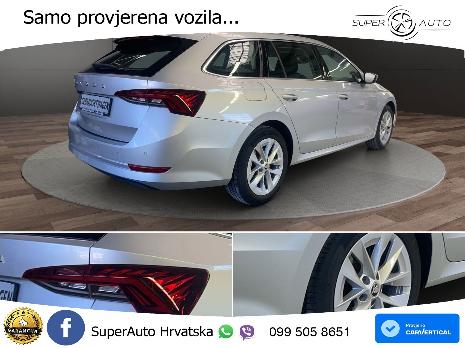 Škoda Octavia Combi 2.0 TDI (150 KS) DSG LED+GR SJED+ACC