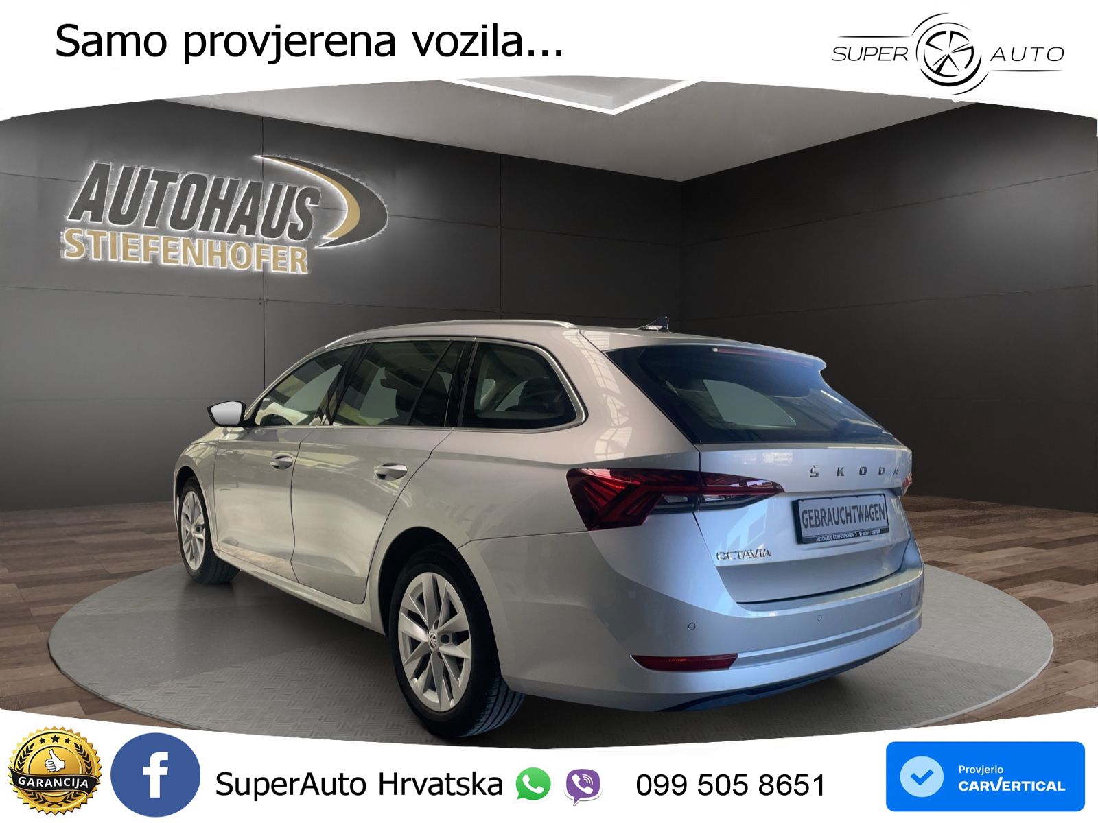 Škoda Octavia Combi 2.0 TDI (150 KS) DSG LED+GR SJED+ACC