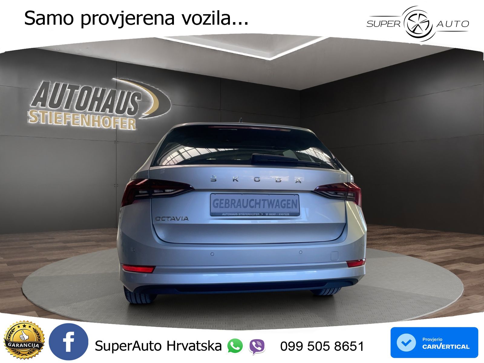 Škoda Octavia Combi 2.0 TDI (150 KS) DSG LED+GR SJED+ACC