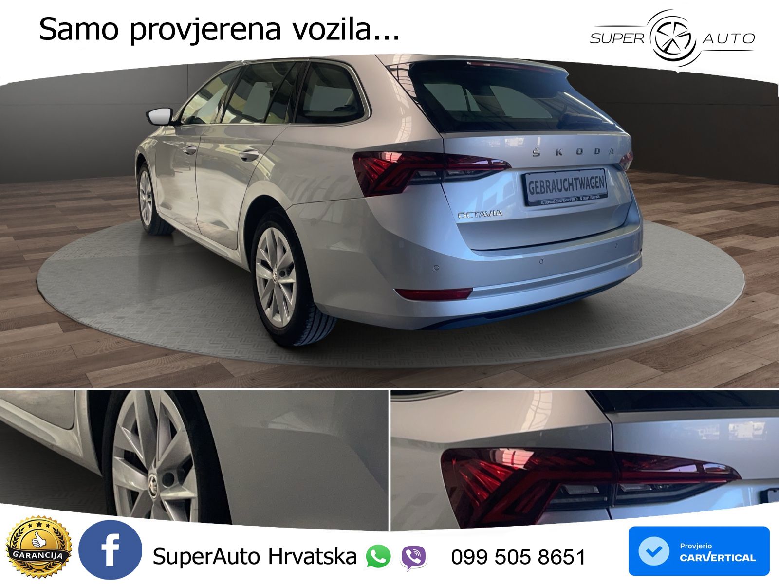 Škoda Octavia Combi 2.0 TDI (150 KS) DSG LED+GR SJED+ACC