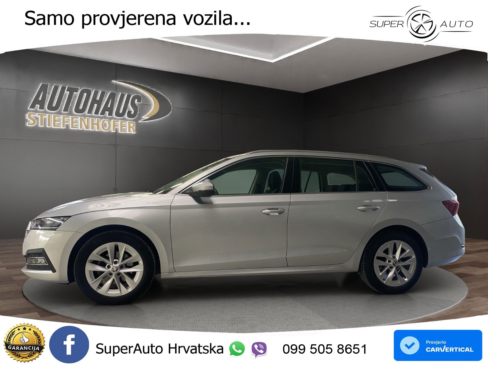 Škoda Octavia Combi 2.0 TDI (150 KS) DSG LED+GR SJED+ACC