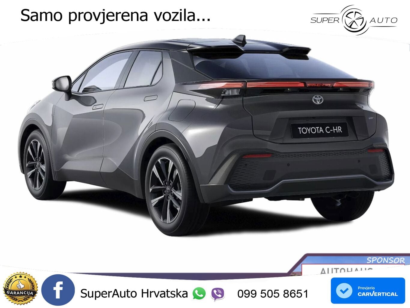 Toyota C-HR 1.8 (140 KS) Hybrid e-CVT Teamplayer LED+GR SJED+ACC
