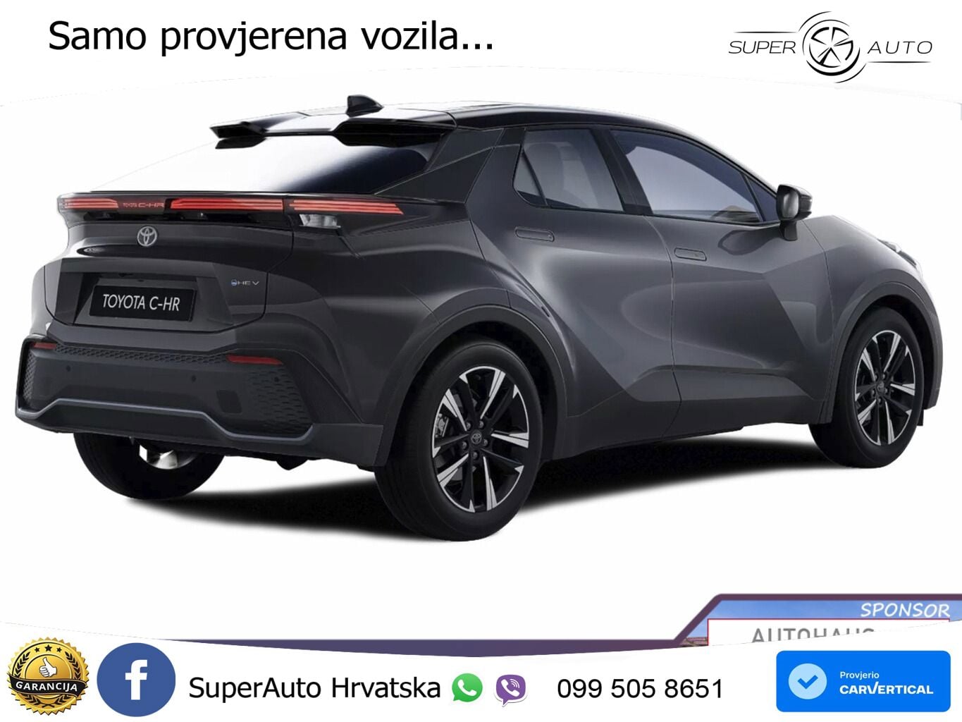 Toyota C-HR 1.8 (140 KS) Hybrid e-CVT Teamplayer LED+GR SJED+ACC