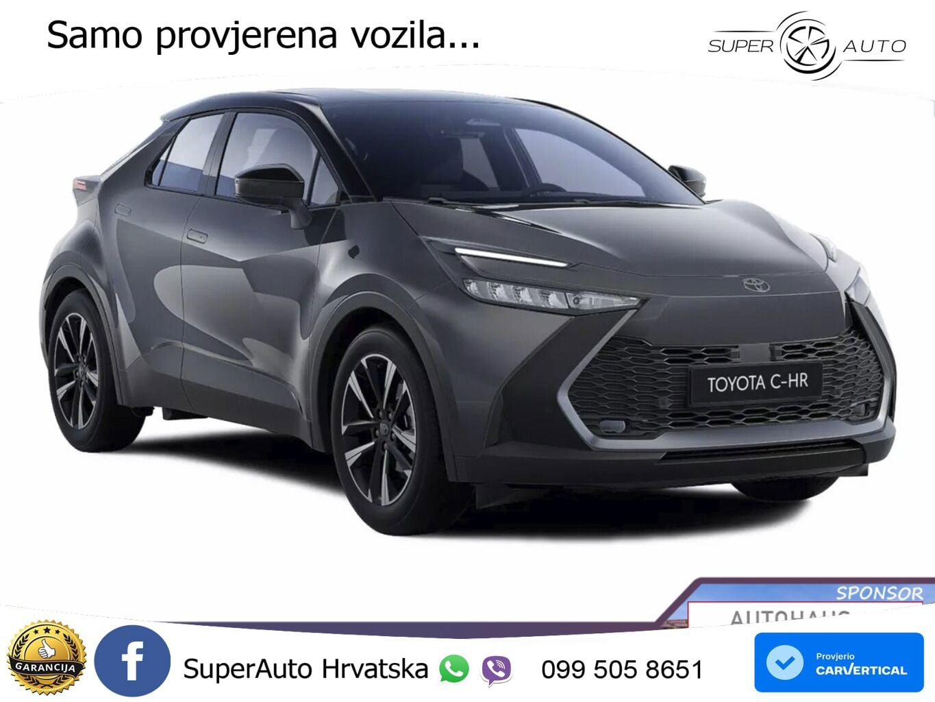 Toyota C-HR 1.8 (140 KS) Hybrid e-CVT Teamplayer LED+GR SJED+ACC