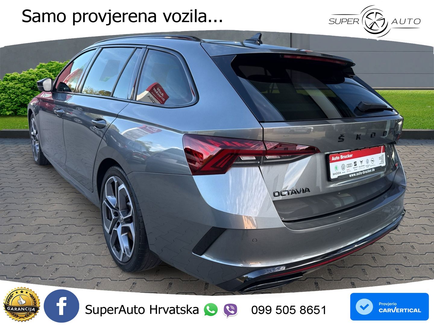 Škoda Octavia Combi RS 2.0 TSI (245 KS) DSG LED+GR SJED+ACC
