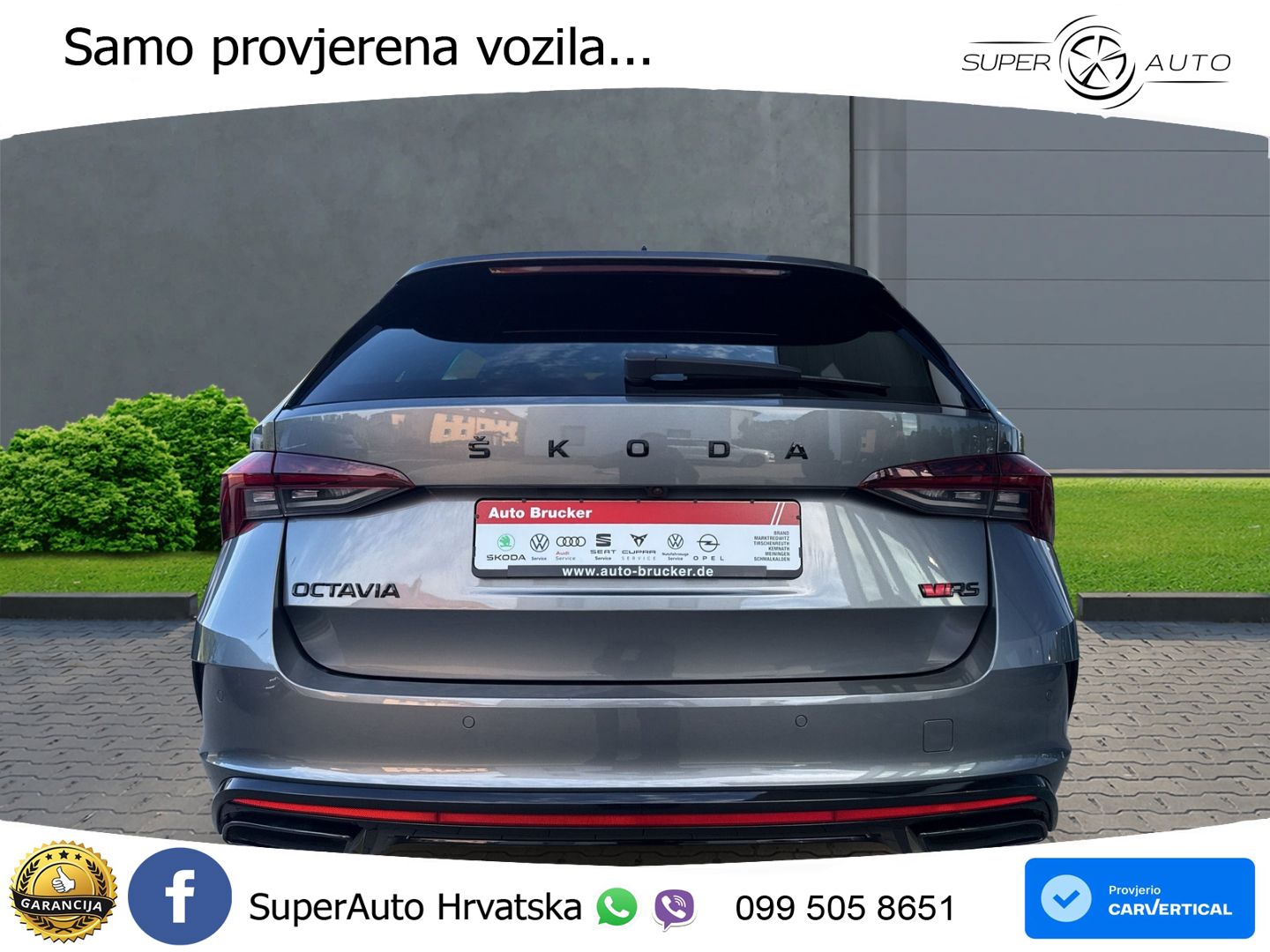 Škoda Octavia Combi RS 2.0 TSI (245 KS) DSG LED+GR SJED+ACC