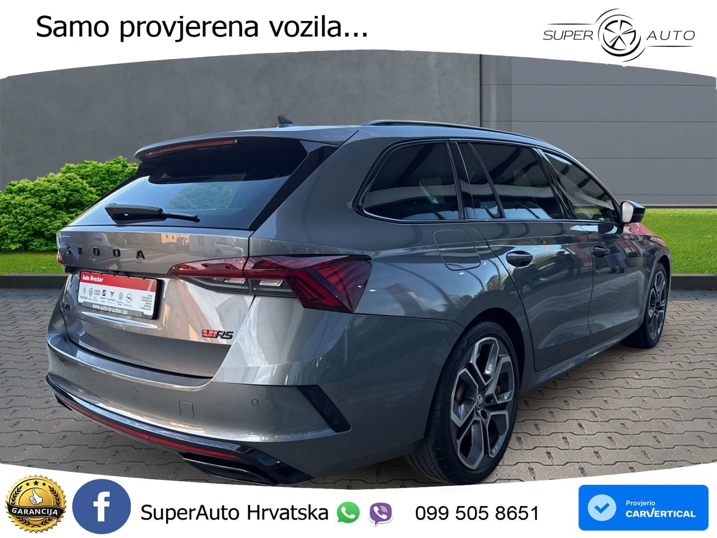 Škoda Octavia Combi RS 2.0 TSI (245 KS) DSG LED+GR SJED+ACC