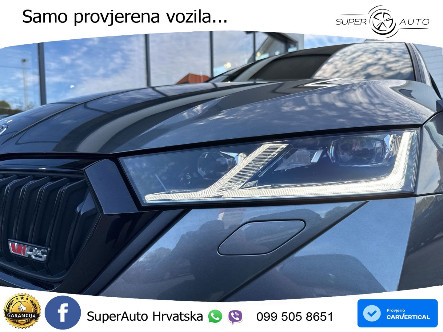 Škoda Octavia Combi RS 2.0 TSI (245 KS) DSG LED+GR SJED+ACC