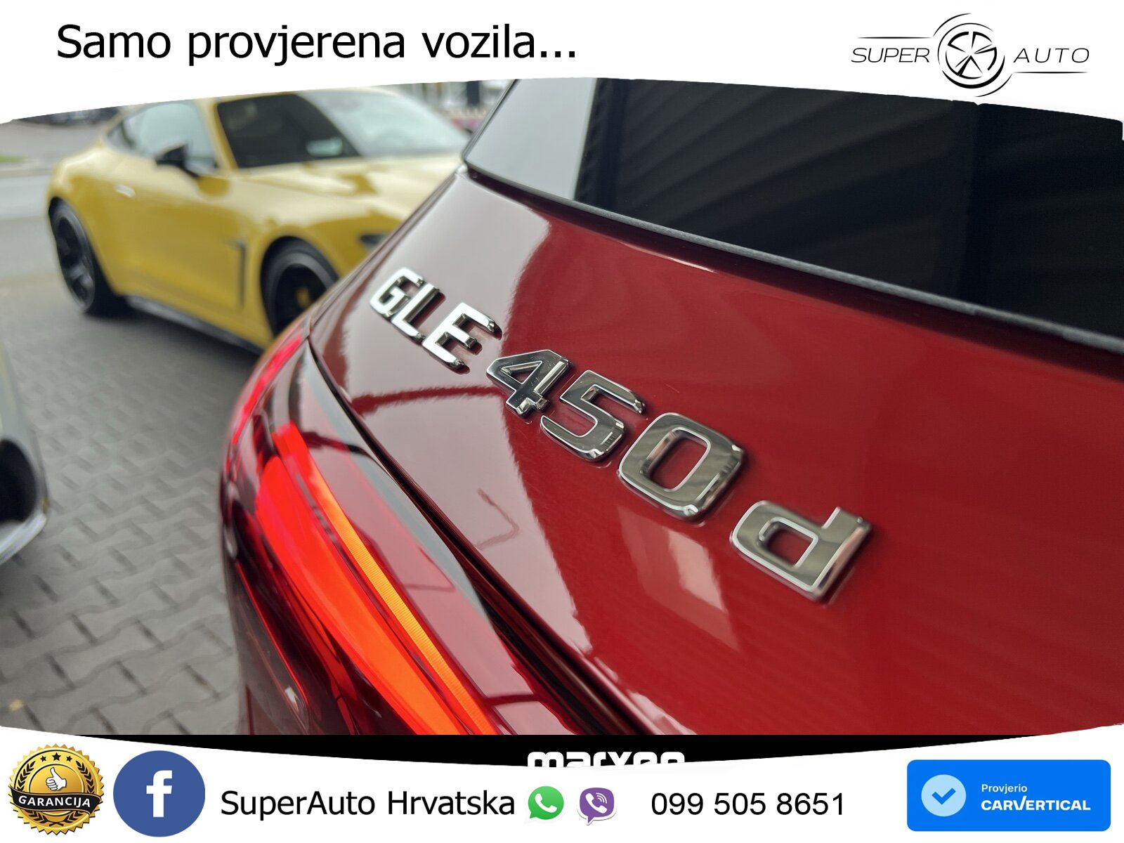 Mercedes GLE 450d (367 KS) EQ Boost 4MATIC 9G-TRONIC ZRAČNI+ACC+GR SJED+360+PANO