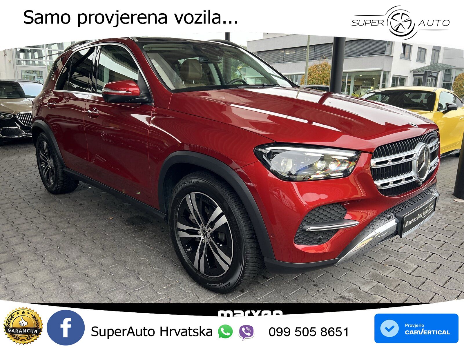 Mercedes GLE 450d (367 KS) EQ Boost 4MATIC 9G-TRONIC ZRAČNI+ACC+GR SJED+360+PANO