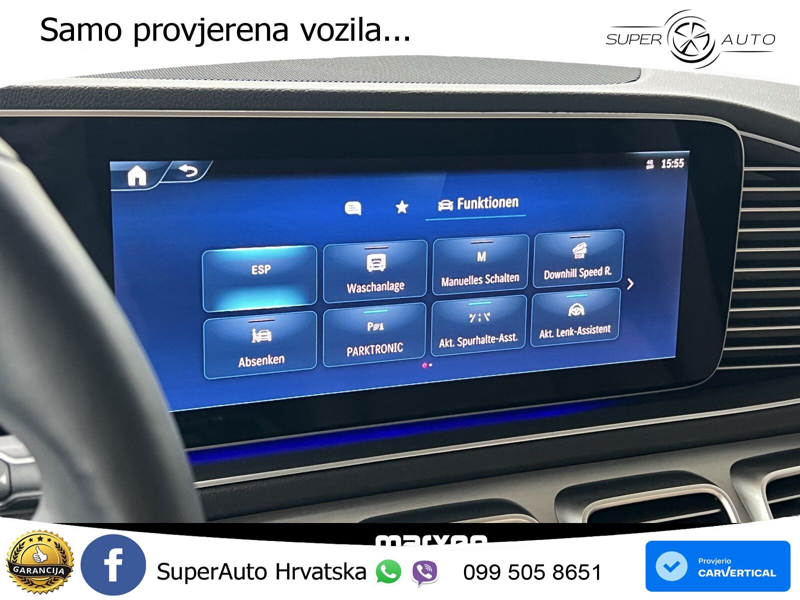 Mercedes GLE 450d (367 KS) EQ Boost 4MATIC 9G-TRONIC ZRAČNI+ACC+GR SJED+360+PANO