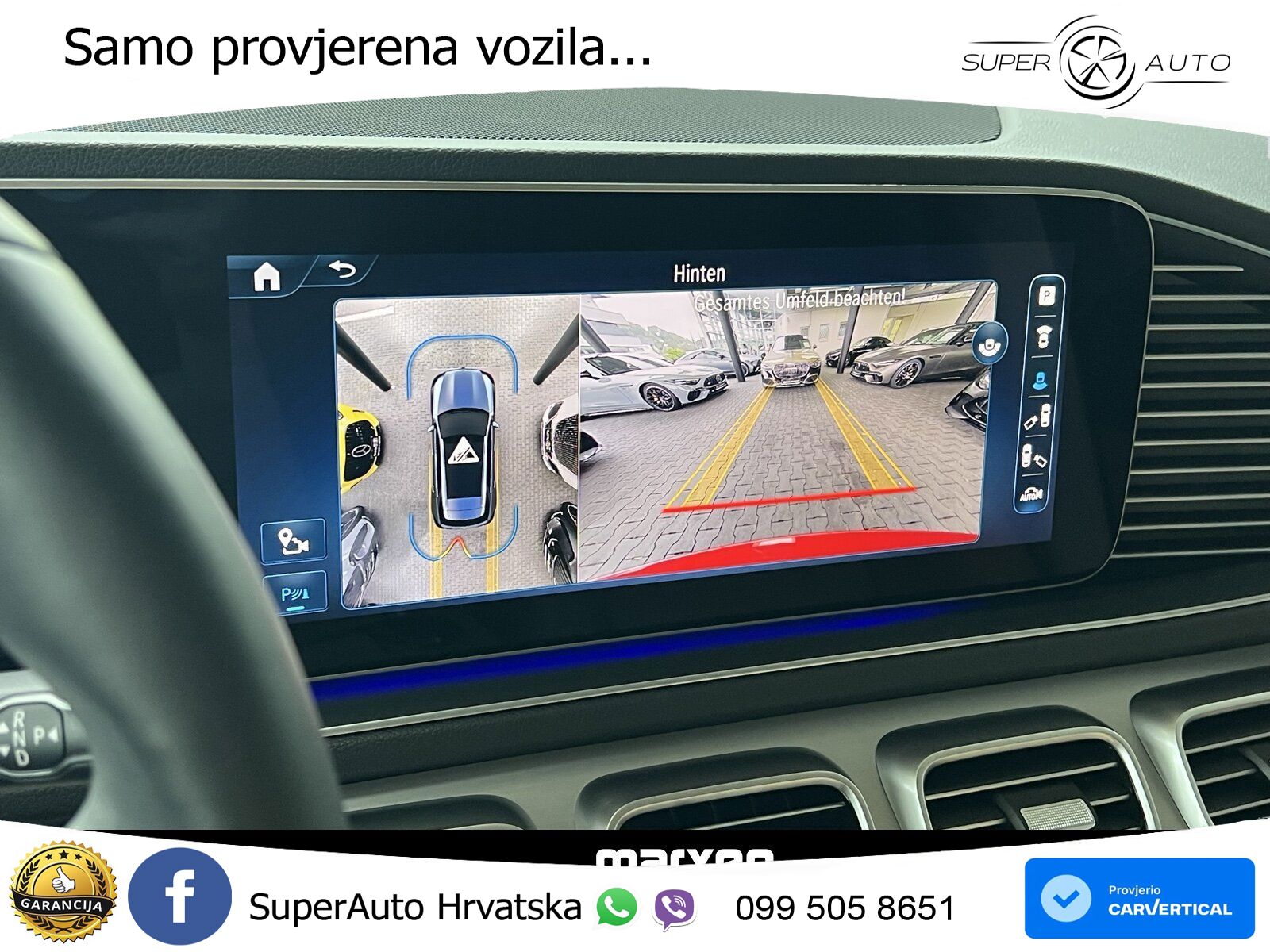 Mercedes GLE 450d (367 KS) EQ Boost 4MATIC 9G-TRONIC ZRAČNI+ACC+GR SJED+360+PANO
