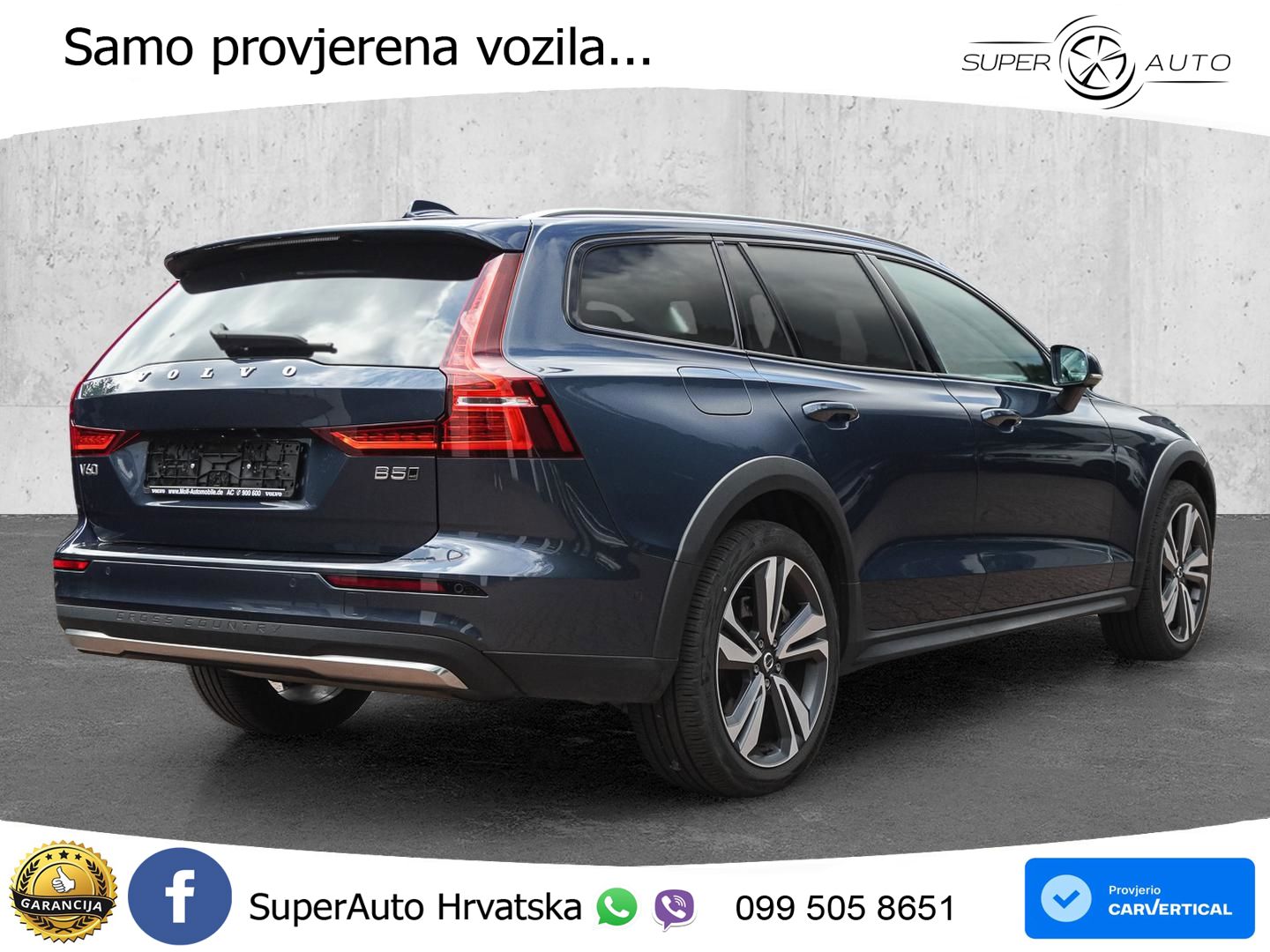 Volvo V60 Cross Country 2.0 B5 AWD Automatic LED+GR SJED+ACC