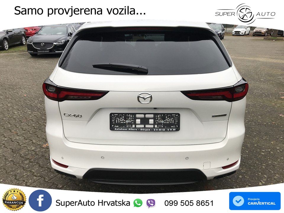 Mazda CX-60 3.3 e-Skyactiv D (200 KS) Automatic MATRIX+GR SJED+KAM