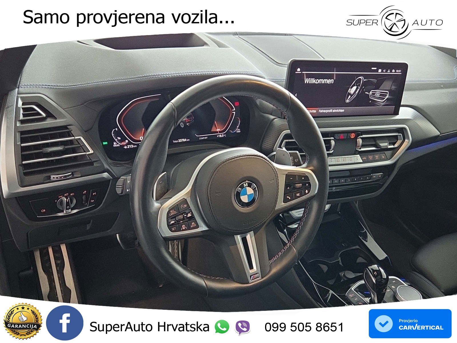 BMW X3 M40d xDrive Steptronic LED+GR SJED+ACC