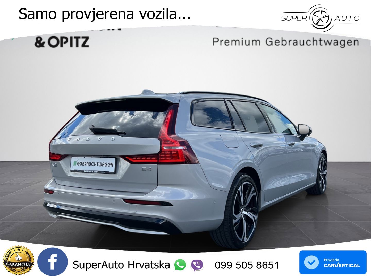 Volvo V60 2.0 B4 Benzin DCT ACC+GR SJED+360+PANO