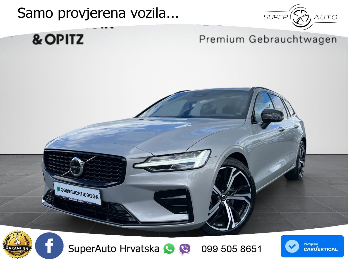 Volvo V60 2.0 B4 Benzin DCT ACC+GR SJED+360+PANO