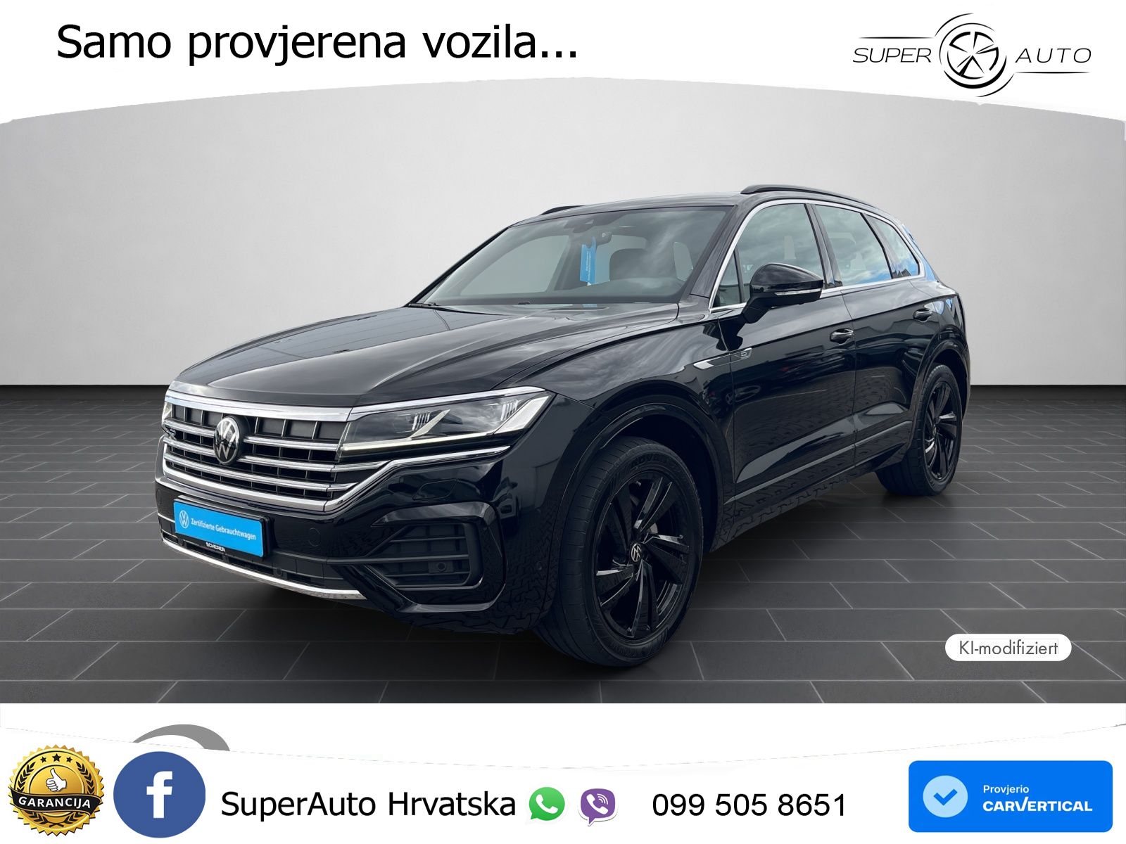 Volkswagen Touareg 3.0 V6 TDI (286 KS) 4MOTION Tiptronic R-Line ZRAČNI+ACC+4xGR SJED+KAM