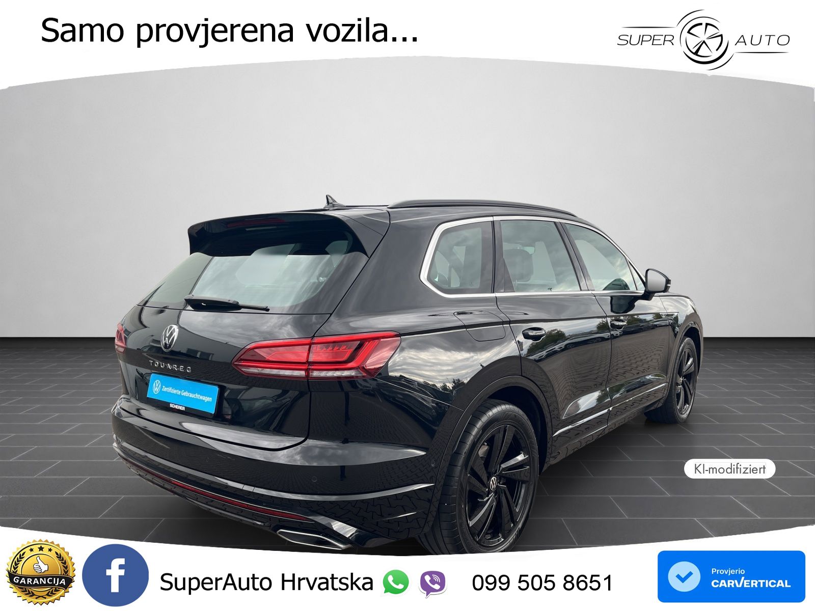 Volkswagen Touareg 3.0 V6 TDI (286 KS) 4MOTION Tiptronic R-Line ZRAČNI+ACC+4xGR SJED+KAM