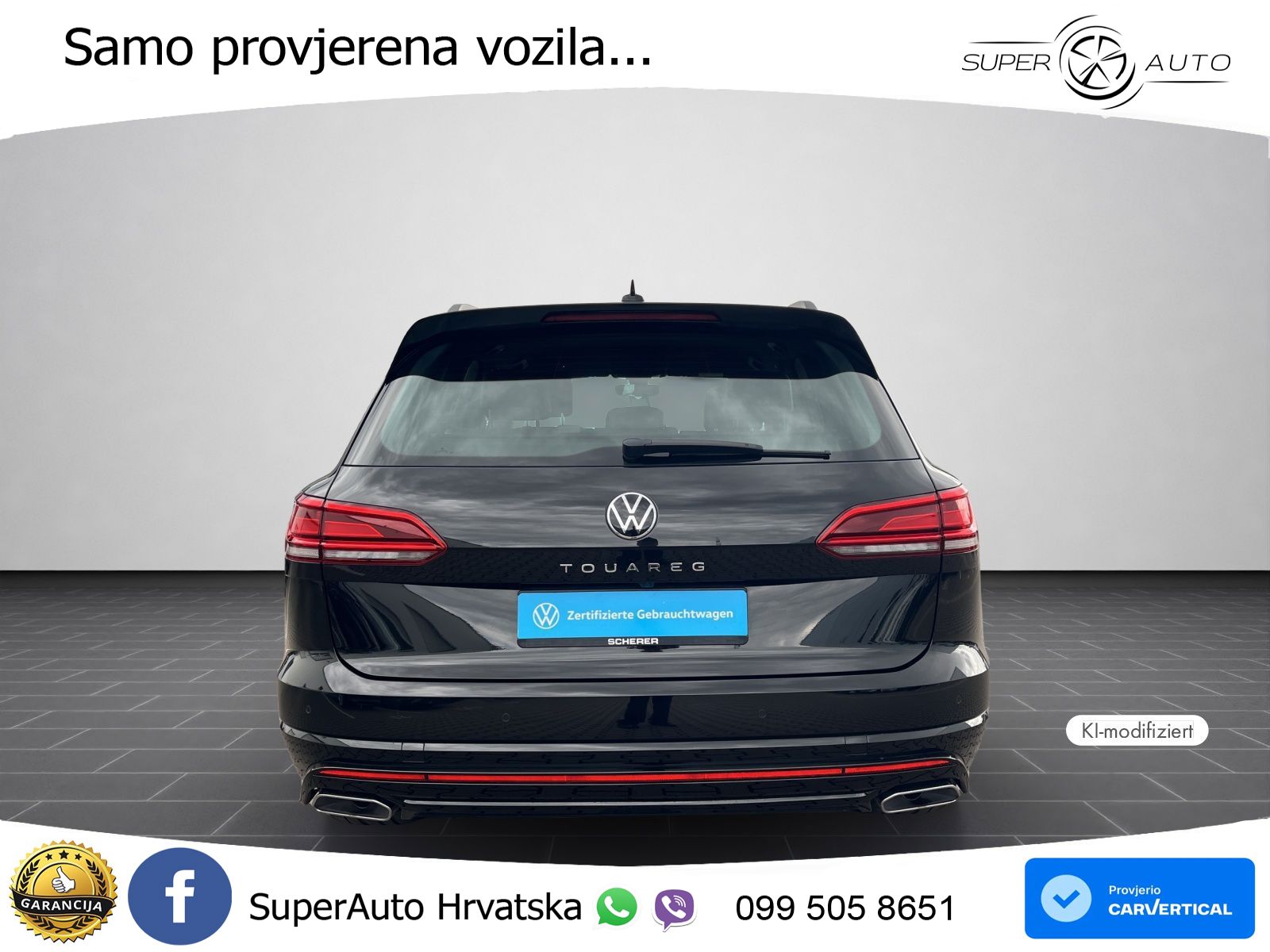 Volkswagen Touareg 3.0 V6 TDI (286 KS) 4MOTION Tiptronic R-Line ZRAČNI+ACC+4xGR SJED+KAM