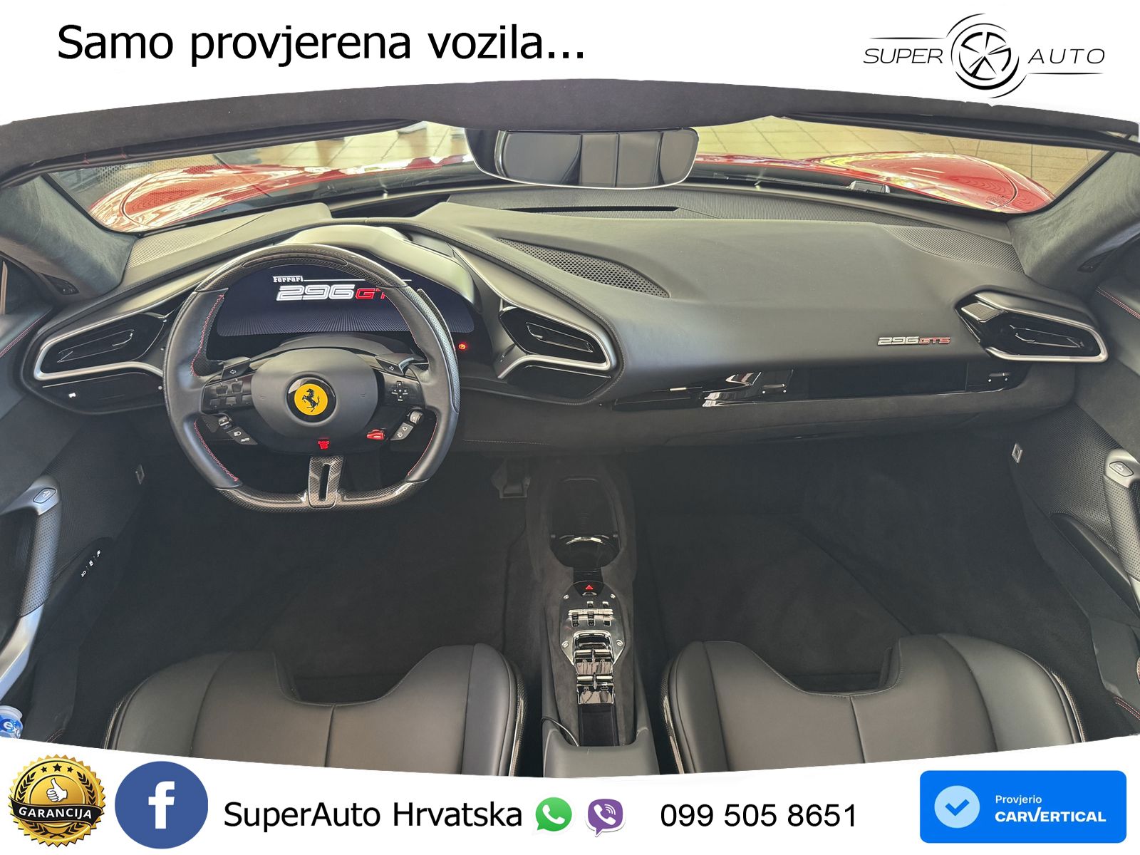 Ferrari 296 GTS 3.0 V6 (830 KS) F1 DCT