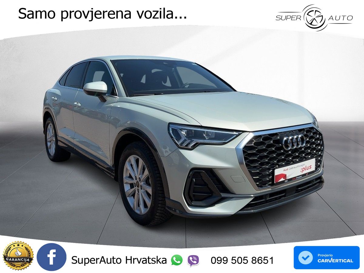 Audi Q3 II Sportback 35 TFSI (150 KS) S tronic LED+GR SJED+ACC