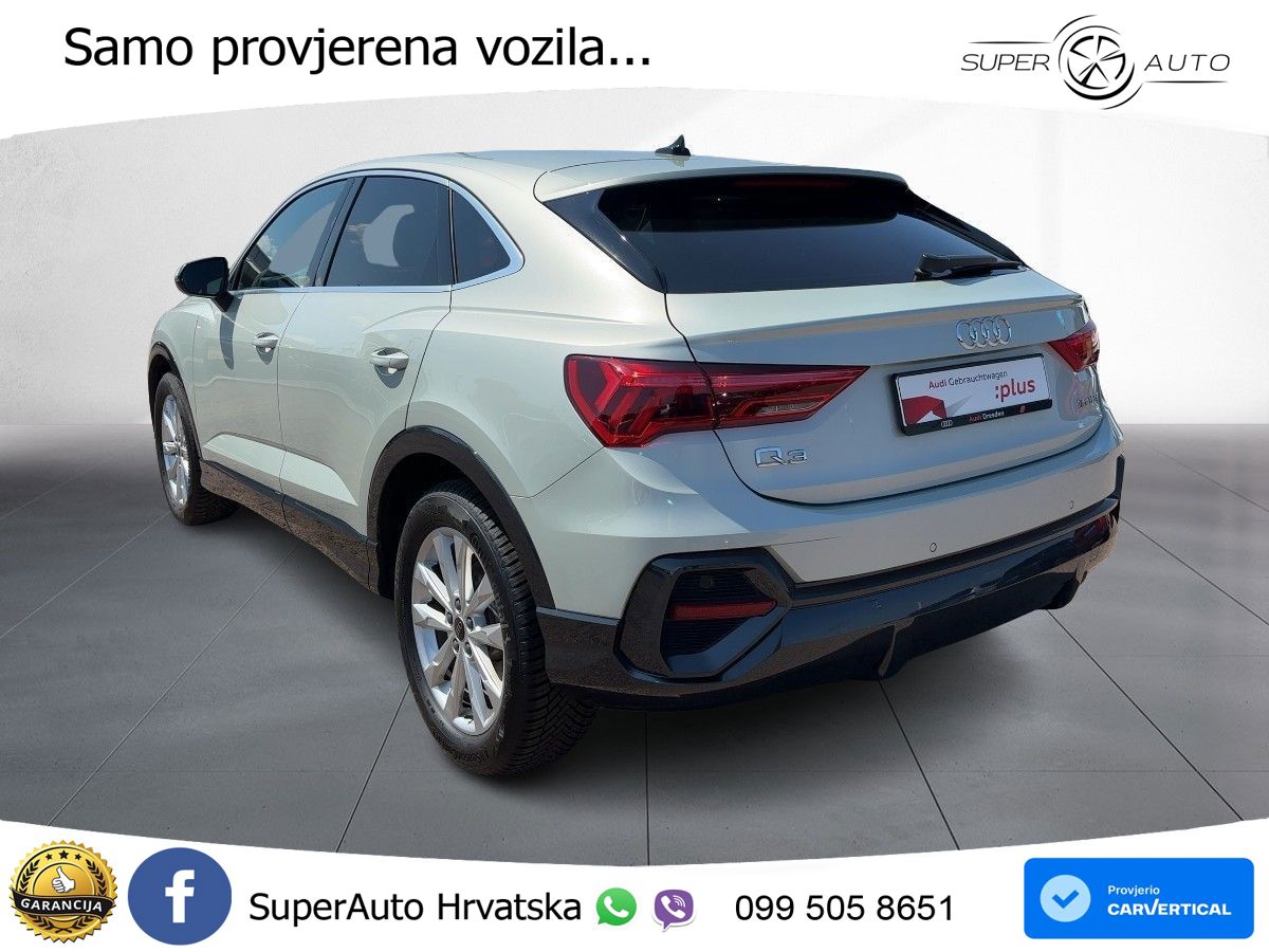 Audi Q3 II Sportback 35 TFSI (150 KS) S tronic LED+GR SJED+ACC