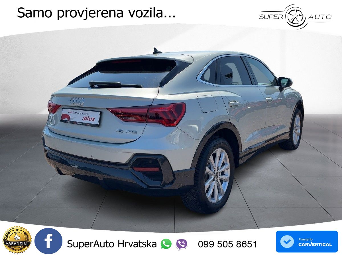 Audi Q3 II Sportback 35 TFSI (150 KS) S tronic LED+GR SJED+ACC