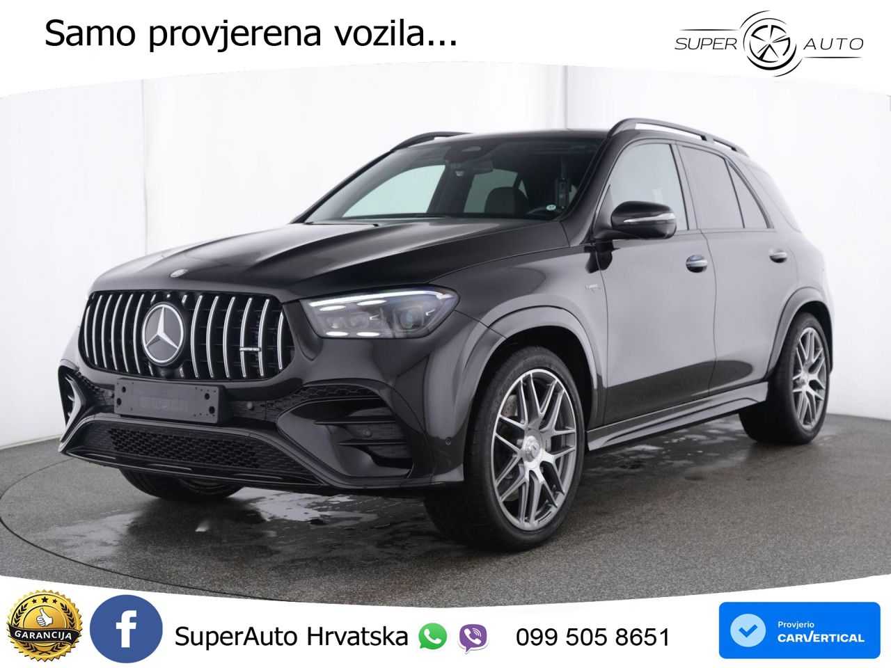 Mercedes AMG GLE 53 (435 KS) EQ Boost 4MATIC+ AMG SPEEDSHIFT TCT 9G LED+GR SJED+ACC
